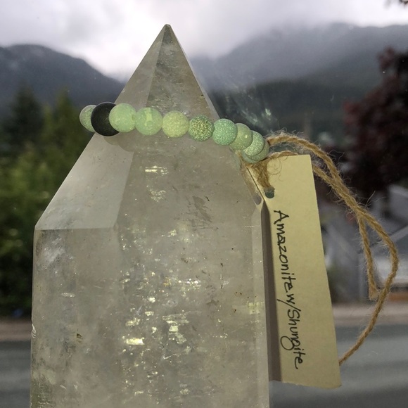 • CHILD [matte] Amazonite Shungite • - Picture 3 of 6